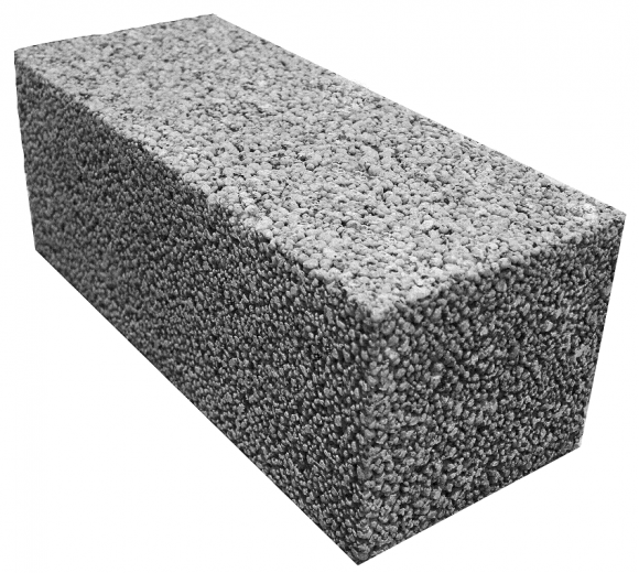 Керамзитныее блоки полнотелые 490х200х185